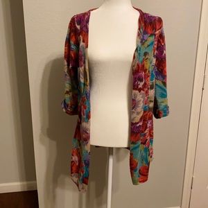 Floral cardigan from Anthropologie